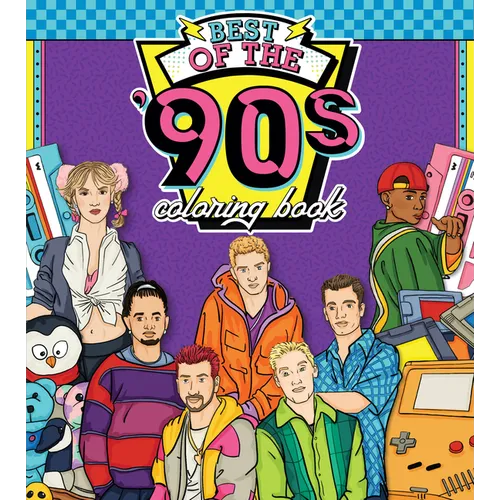 Best of the '90s Coloring Book: Color Your Way Through 1990s Art & Pop Culture