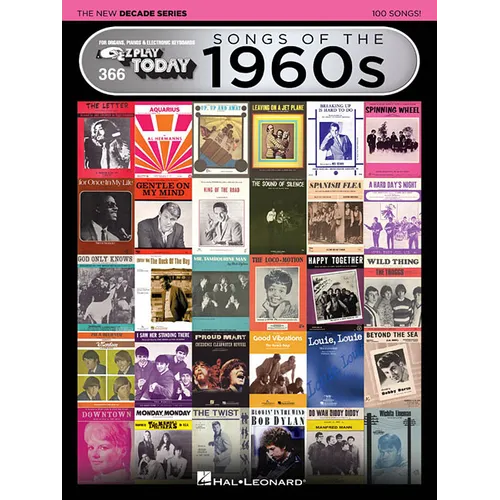 Songs of the 1960s - The New Decade Series: E-Z Play Today Volume 366