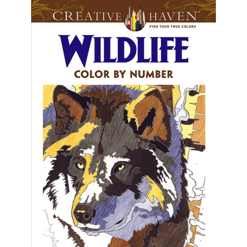 Creative Haven Wildlife Color by Number Coloring Book