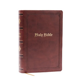 KJV Holy Bible: Personal Size Giant Print, Brown Leathersoft, Red Letter, Comfort Print: King James Version