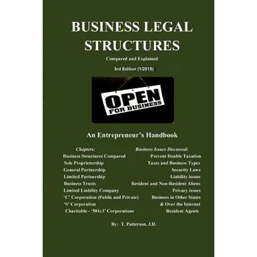 Business Legal Structures: An Entrepreneur's Handbook