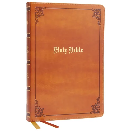 KJV Holy Bible: Large Print Thinline, Tan Leathersoft, Red Letter, Comfort Print: King James Version
