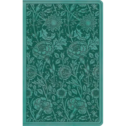 ESV Premium Gift Bible (Trutone, Teal, Floral Design)