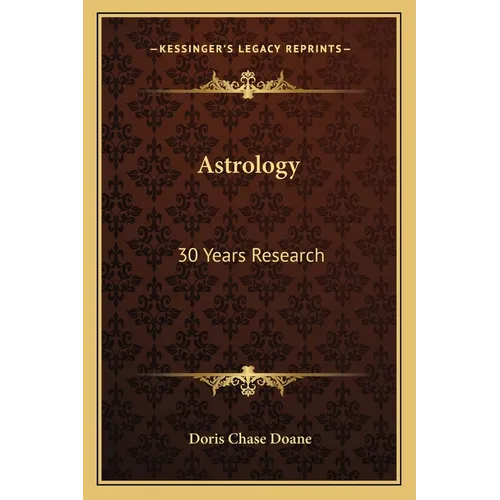 Astrology: 30 Years Research