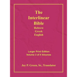 Interlinear Hebrew Greek English Bible-PR-FL/OE/KJV Large Print Volume 3 - Hardcover