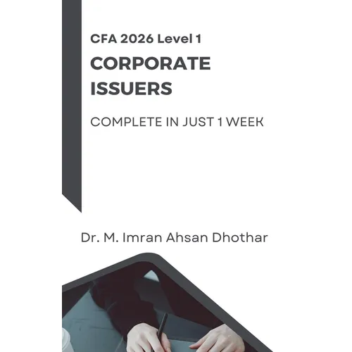 Cfa 2026: Level 1 corporate Issuers
