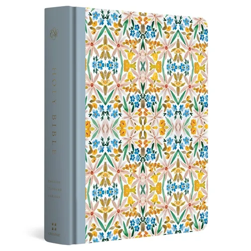ESV Single Column Journaling Bible, Artist Series (Cloth Over Board, Jessica Dennis Bush, Flourish)