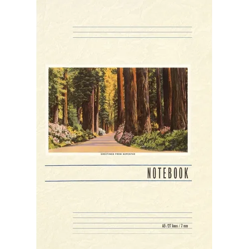 Vintage Lined Notebook Greetings from Nepenthe