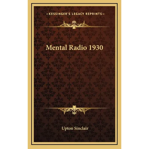 Mental Radio 1930