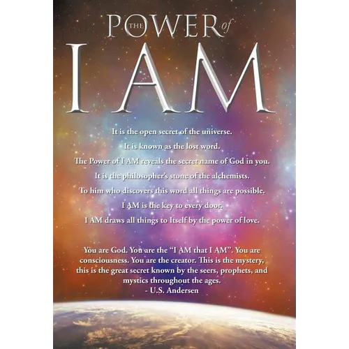 The Power of I AM: 1st Hardcover Edition