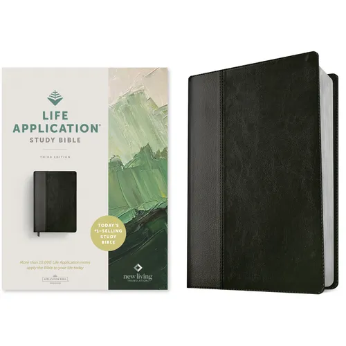 NLT Life Application Study Bible, Third Edition (Leatherlike, Black/Onyx, Red Letter)