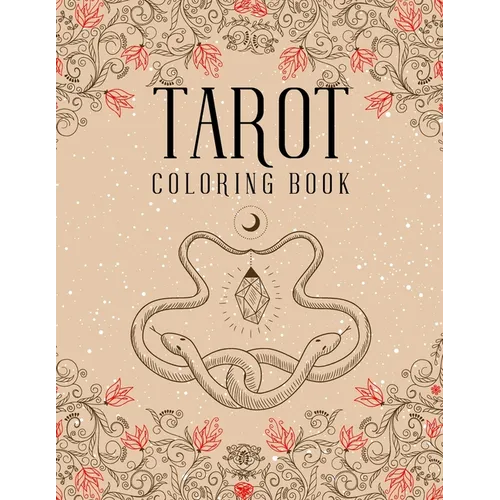 Tarot Coloring Book: Magic Witch Cards Shadows Coloring Book