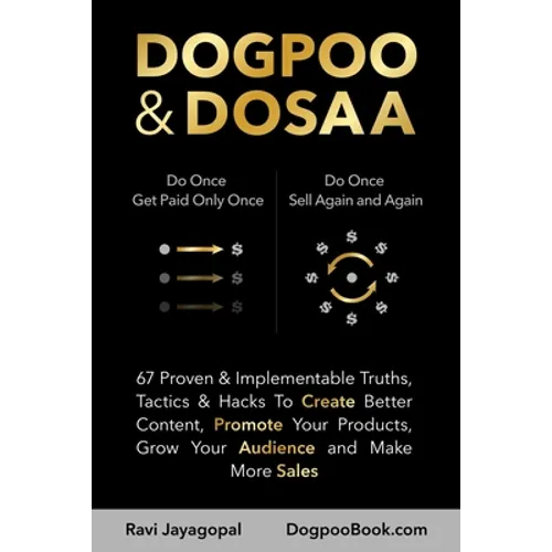 Dogpoo & Dosaa: 67 Proven & Implementable Truths, Tactics & Hacks To Create Better Content, Promote Your Products, Grow Your Audience and Make More Sa