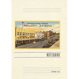 Vintage Lined Notebook Greetings from Prescott - Paperback
