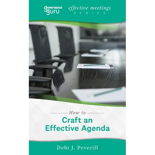 How to Craft an Effective Agenda