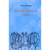40 Men Outfits to Style: Design Your Style Workbook: Winter, Summer, Fall Outfits and More - Drawing Workbook for Kids, Teens, and Adults - Paperback