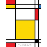 The World's Largest Sketchbook: Neoplasticism Abstract Art Draw, Doodle, or Sketch - Hardcover