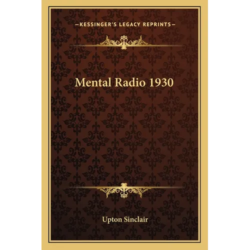 Mental Radio 1930