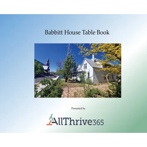 Babbitt House Table Book
