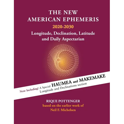 The New American Ephemeris 2020-2030: Longitude, Declination & Latitude