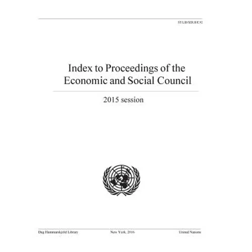 Index to Proceedings of the Economic and Social Council 2015